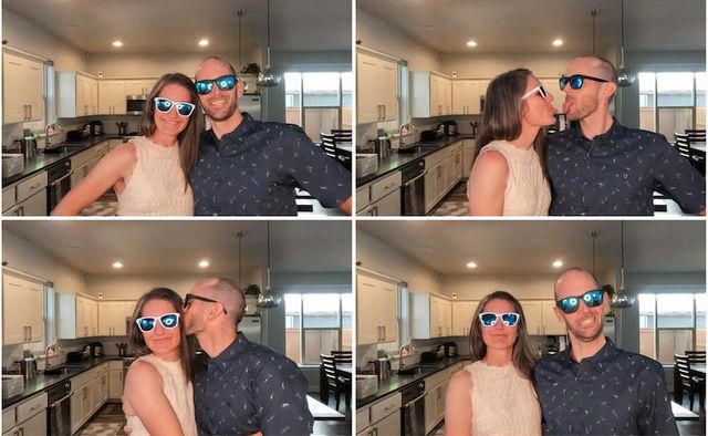 Sample photo from the “Memory Shack” DIY photobooth