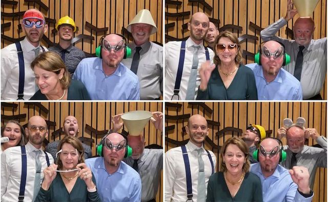 Sample photo from the “Memory Shack” DIY photobooth